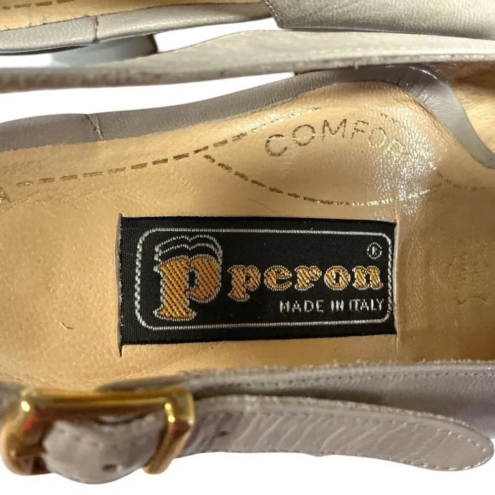 Peron slingback peeptoe